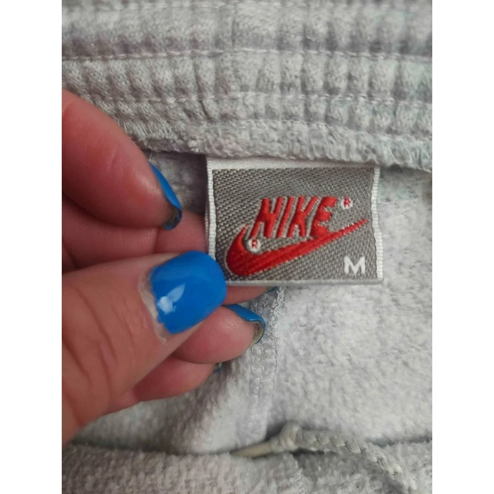 Vtg 90s Y2K Nike Sweatpants M Gray Grunge Hipster Streetwear Sporty Athleisure